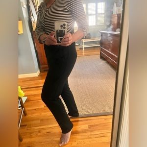 Eileen Fisher black stretch pointe pant